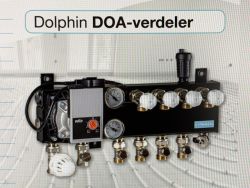 Dolphin 14-groeps Vloerverwarmingsverdeler, Staal Met Wilo A-label Pomp (dba) 1