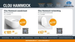 Actie Clou Hammock Toiletzitting M.deksel Sc Quick Release Wit Keramiek Cl/0 **