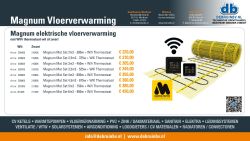 Actie Magnum Mat Set 2m2 - 300w + Wifi Therm. Zwart