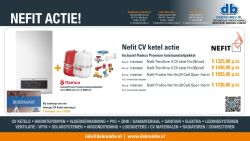 Nefit CV Ketel Actie: Nefit Trendline II ketel Hrc25/cw4, incl. Flamco Ketelaansluitpakket en DB Dinerkaart